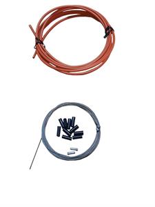KIT CABOS MUD. INOX + ESP. MUD. C/ TEFLON LARANJA OZONE